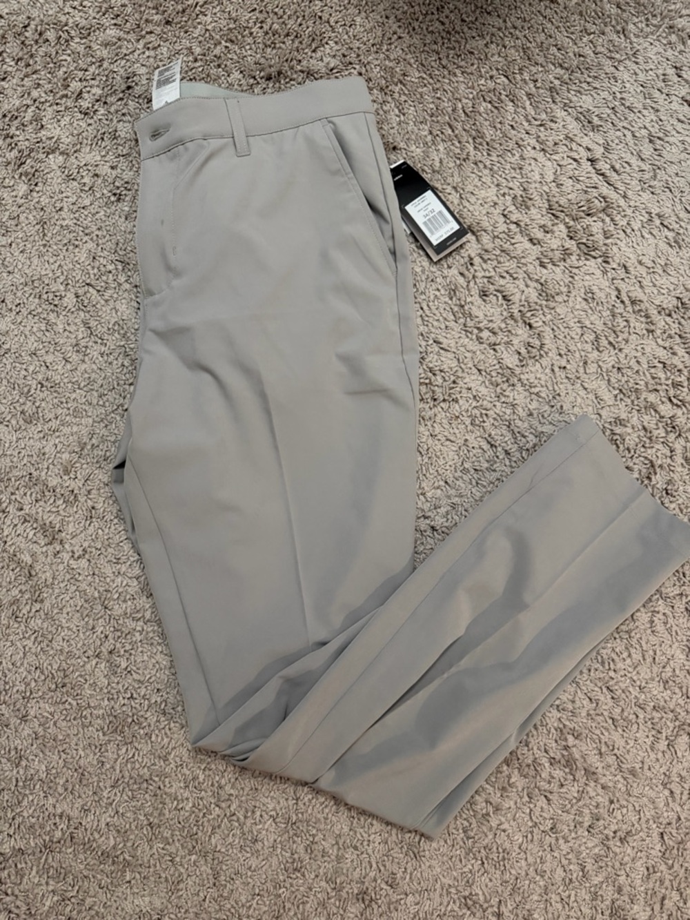 NWT Men's Light Gray Adidas Tapered Pants